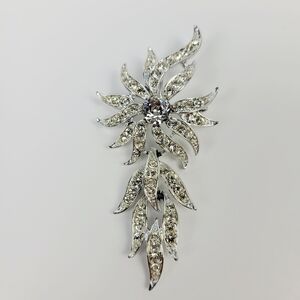 Vintage Sarah Coventry "Evening Accent" Crystal Articulated Brooch